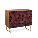 Mirimo dark red romance cabinet credenza
