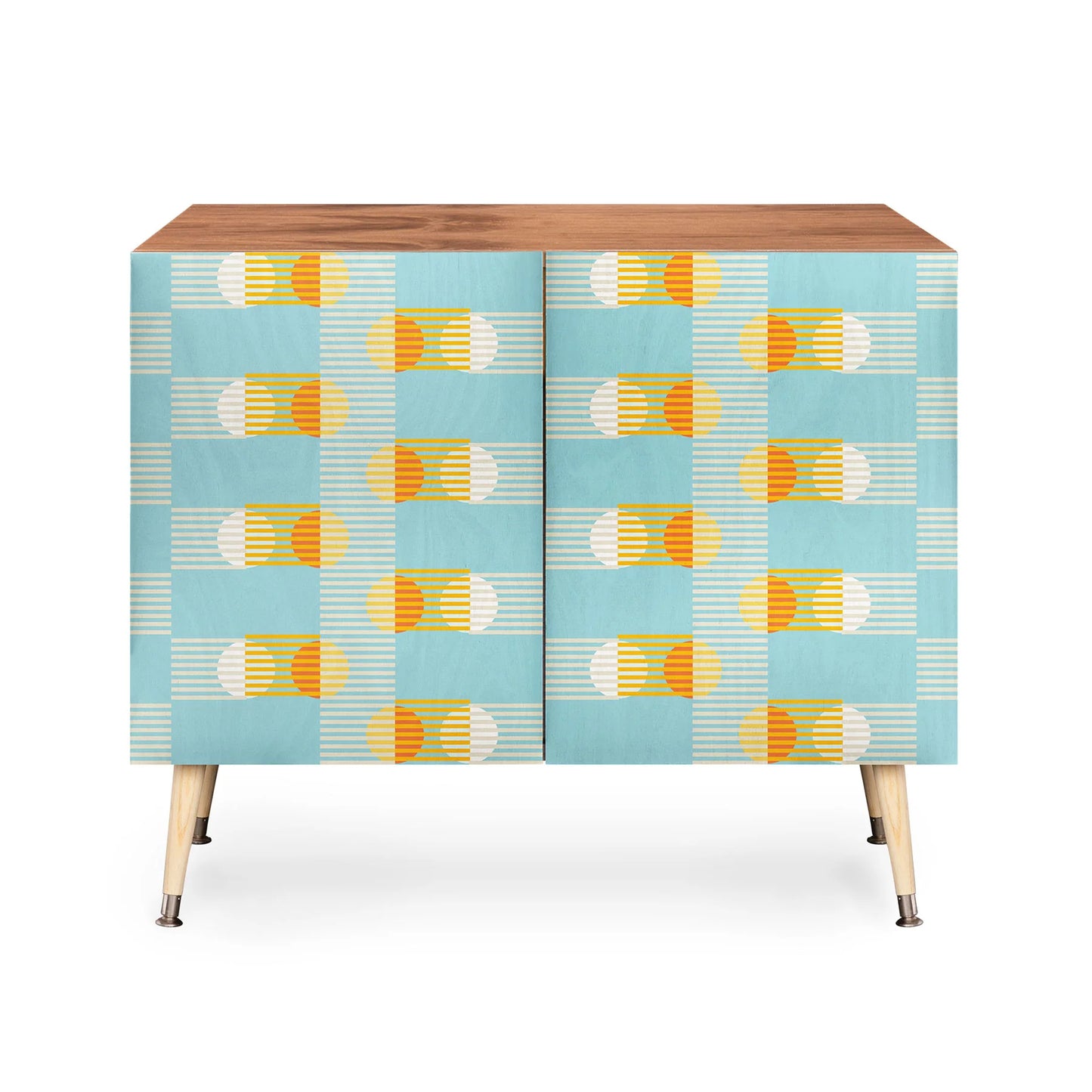 Mirimo sun and moon grid cabinet credenza