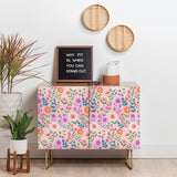 Pimlada phuapradit ditsy floral pink cabinet credenza