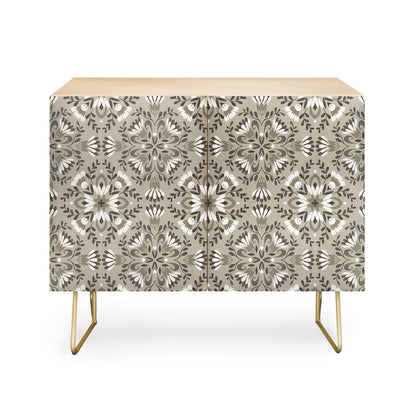 floral tiles gray sideboard cabinet credenza
