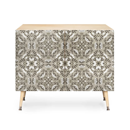 floral tiles gray sideboard cabinet credenza