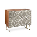 floral tiles gray sideboard cabinet credenza