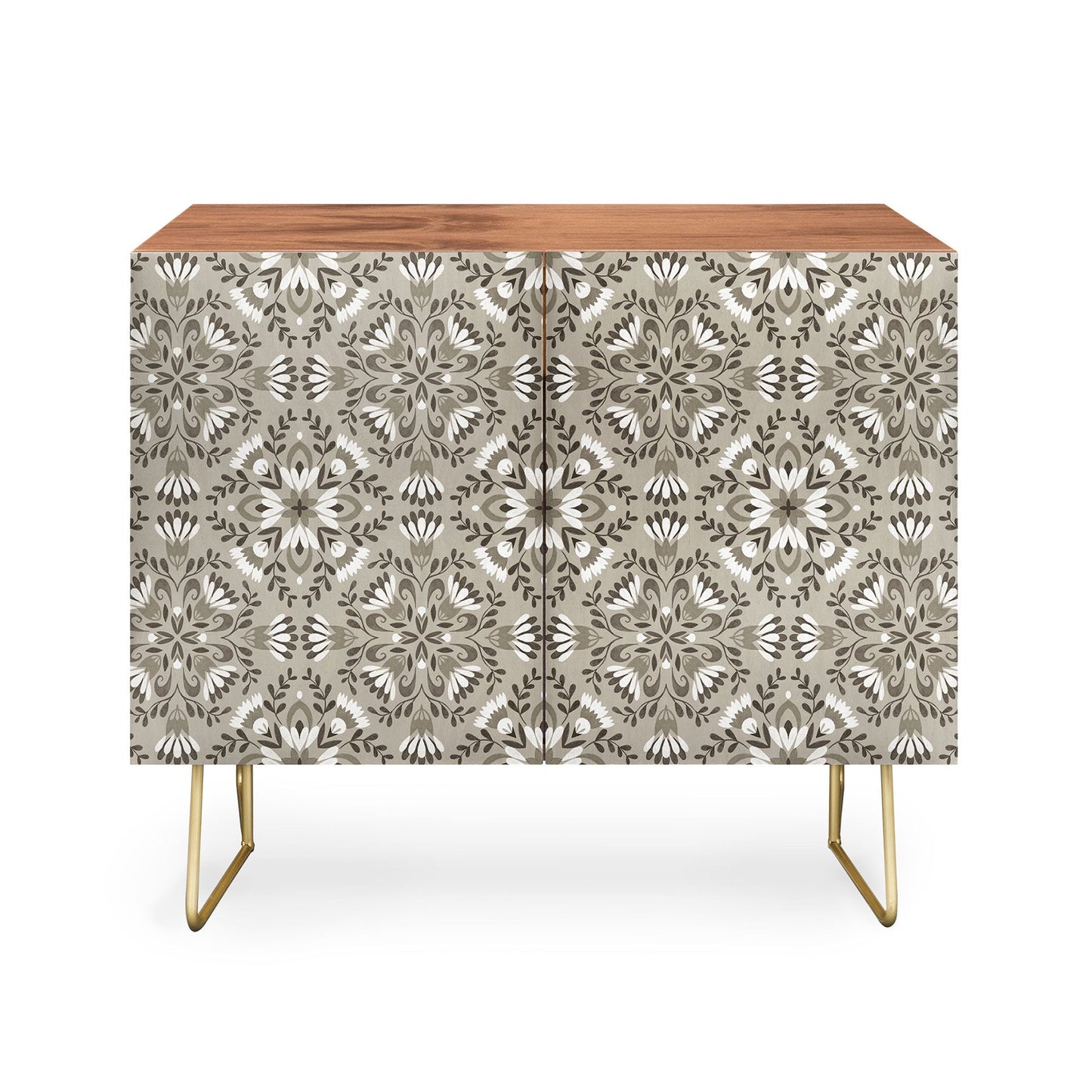 floral tiles gray sideboard cabinet credenza
