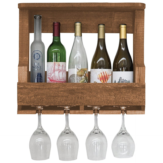 Farmhouse Original 5 Bottle Wine Shelf