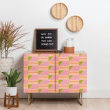 Sunshine canteen pink hour cabinet credenza