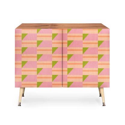 Sunshine canteen pink hour cabinet credenza