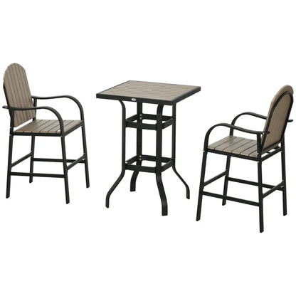 Outsunny Aluminum Frame 3 PCS  Bar Set