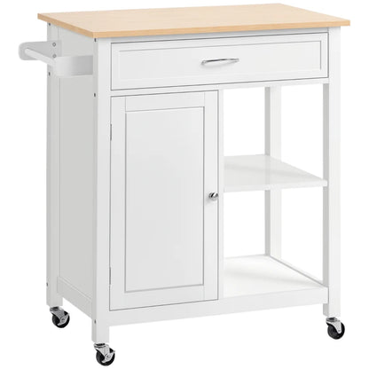 HOMCOM Kitchen Island Cart