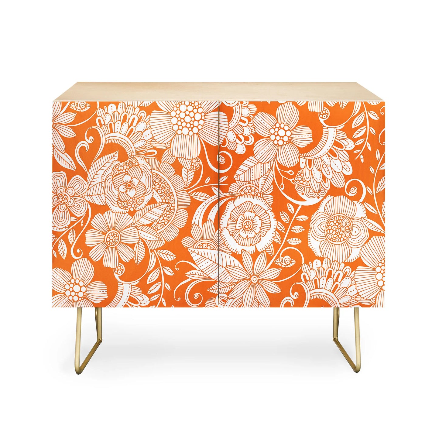 Valentina ramos lola in orange cabinet credenza