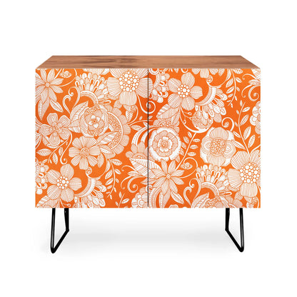 Valentina ramos lola in orange cabinet credenza