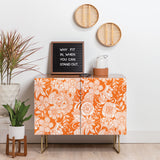 Valentina ramos lola in orange cabinet credenza