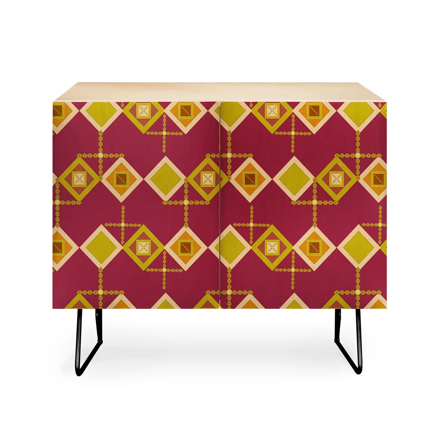 Viviana gonzalez geometric vibes cabinet credenza