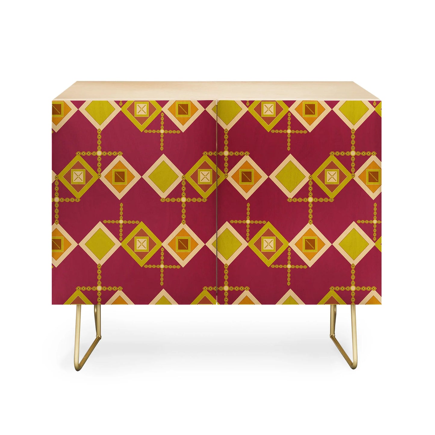 Viviana gonzalez geometric vibes cabinet credenza