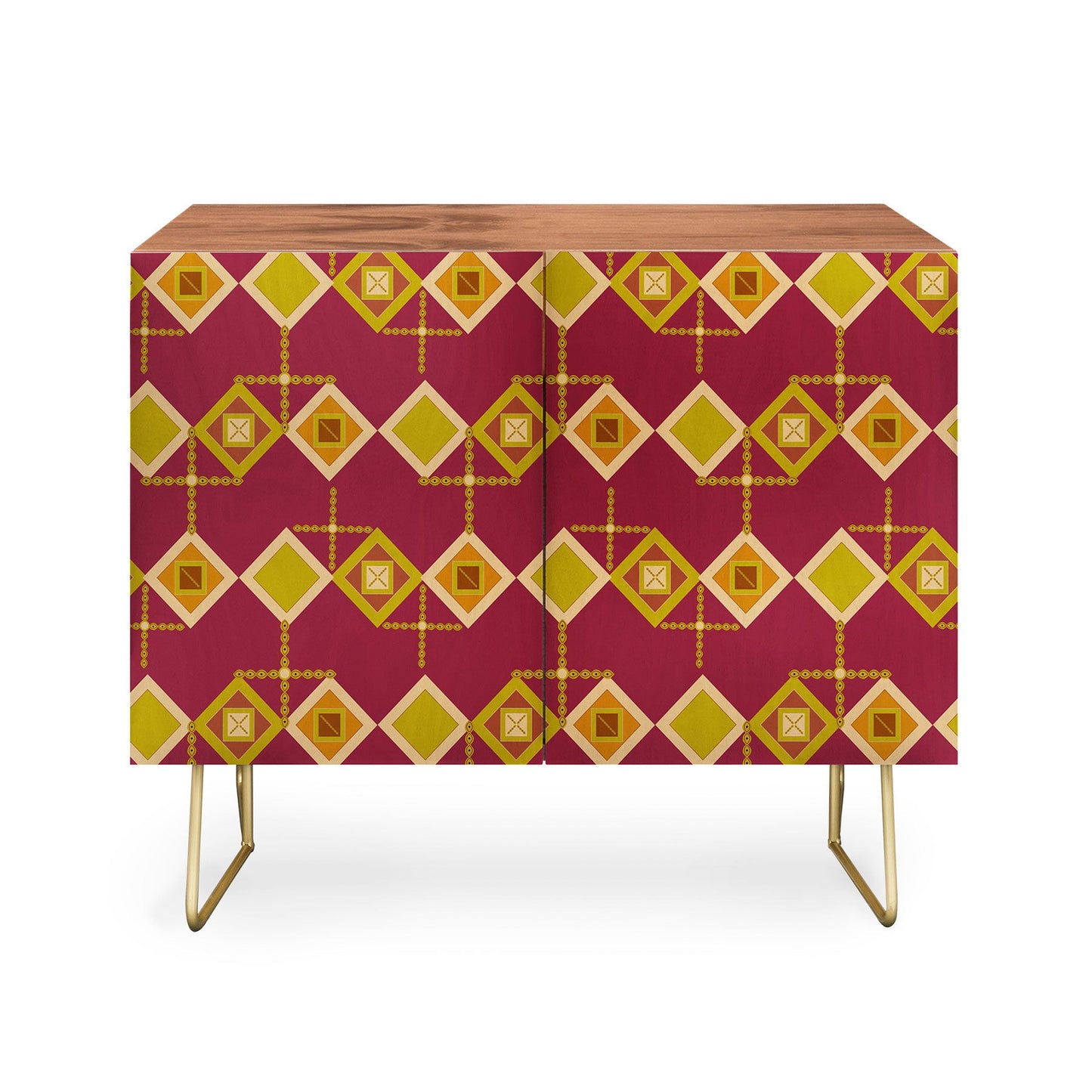 Viviana gonzalez geometric vibes cabinet credenza