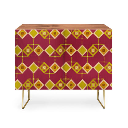 Viviana gonzalez geometric vibes cabinet credenza