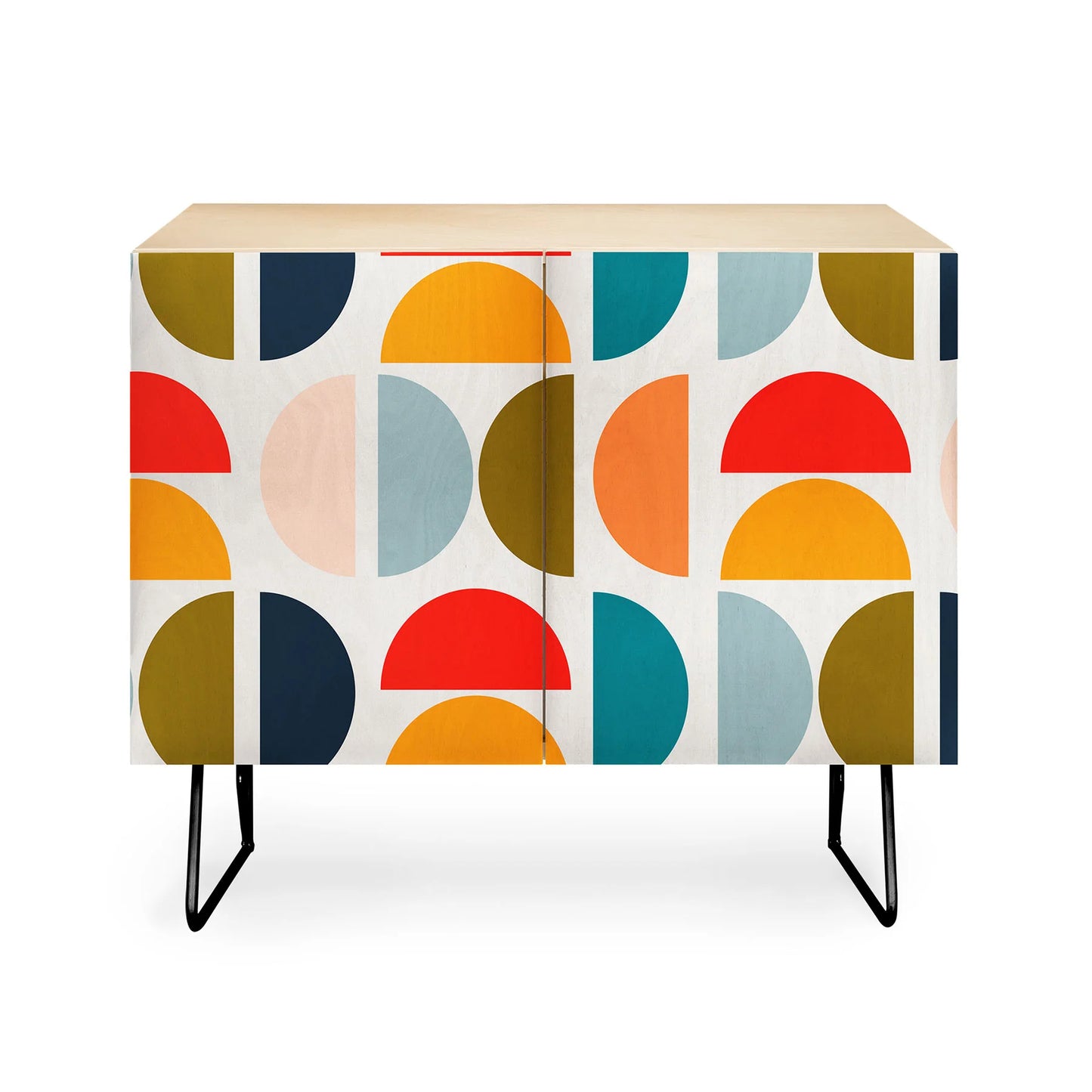  Viviana gonzalez mid century geometric cabinet
