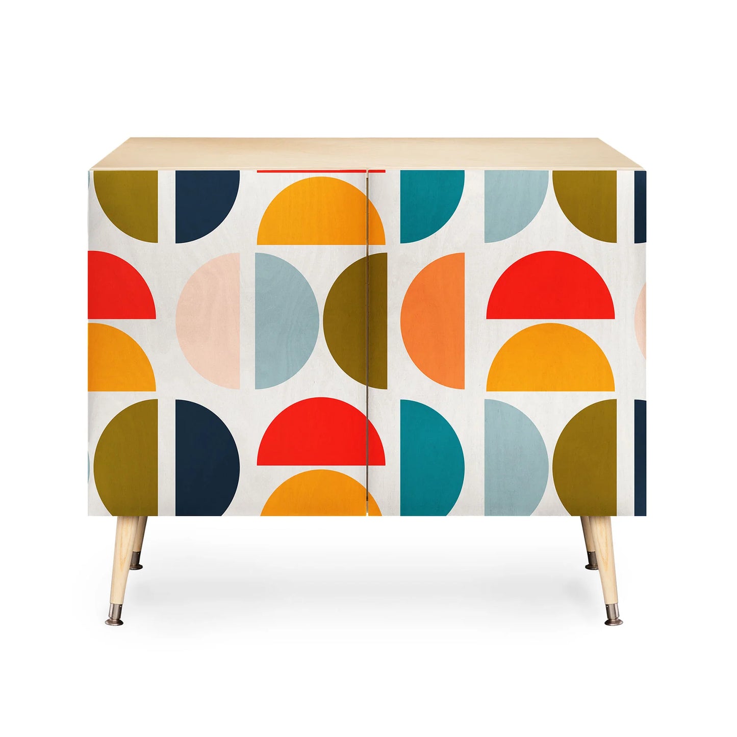  Viviana gonzalez mid century geometric cabinet