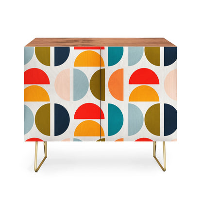  Viviana gonzalez mid century geometric cabinet