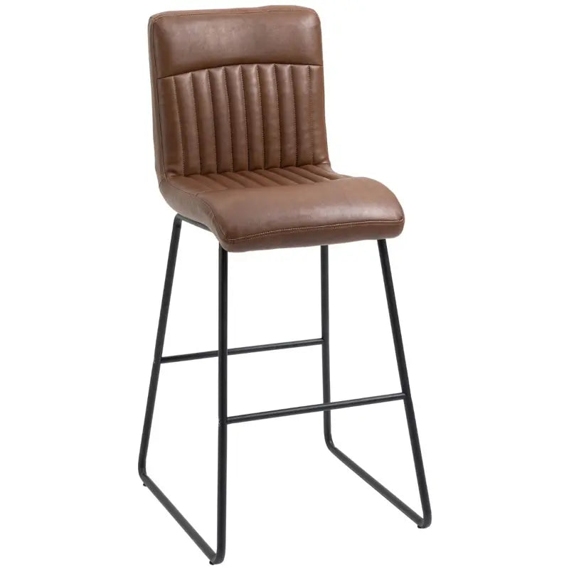 HOMCOM 30" Industrial Bar Stool