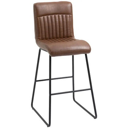 HOMCOM 30" Industrial Bar Stool